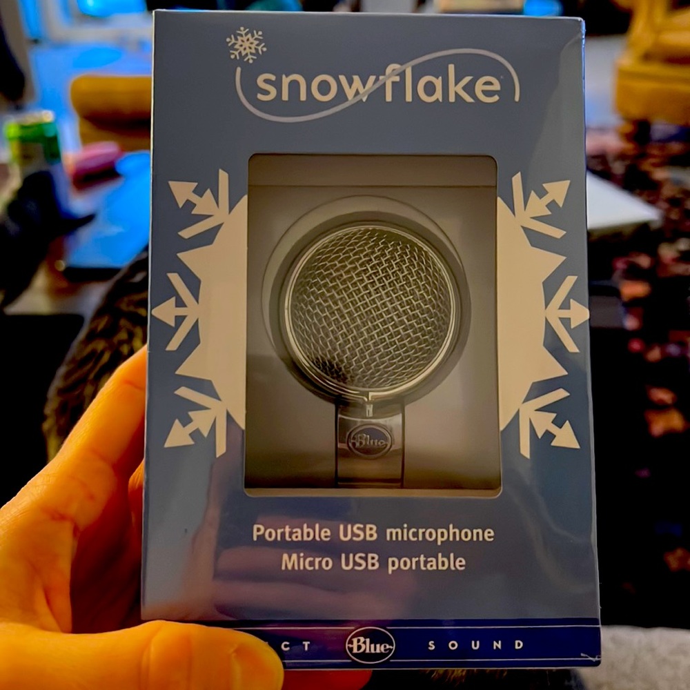 Snowflake portable USB microphone
